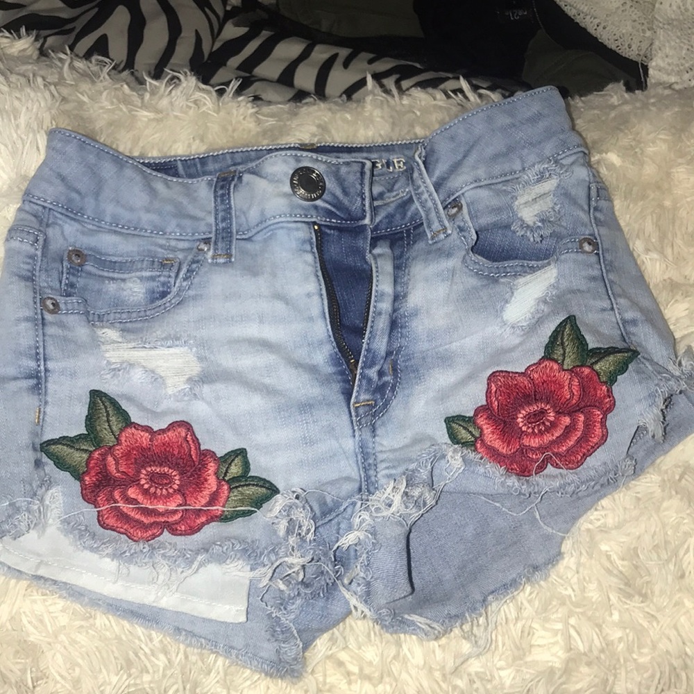 American Eagle Rose Shorts